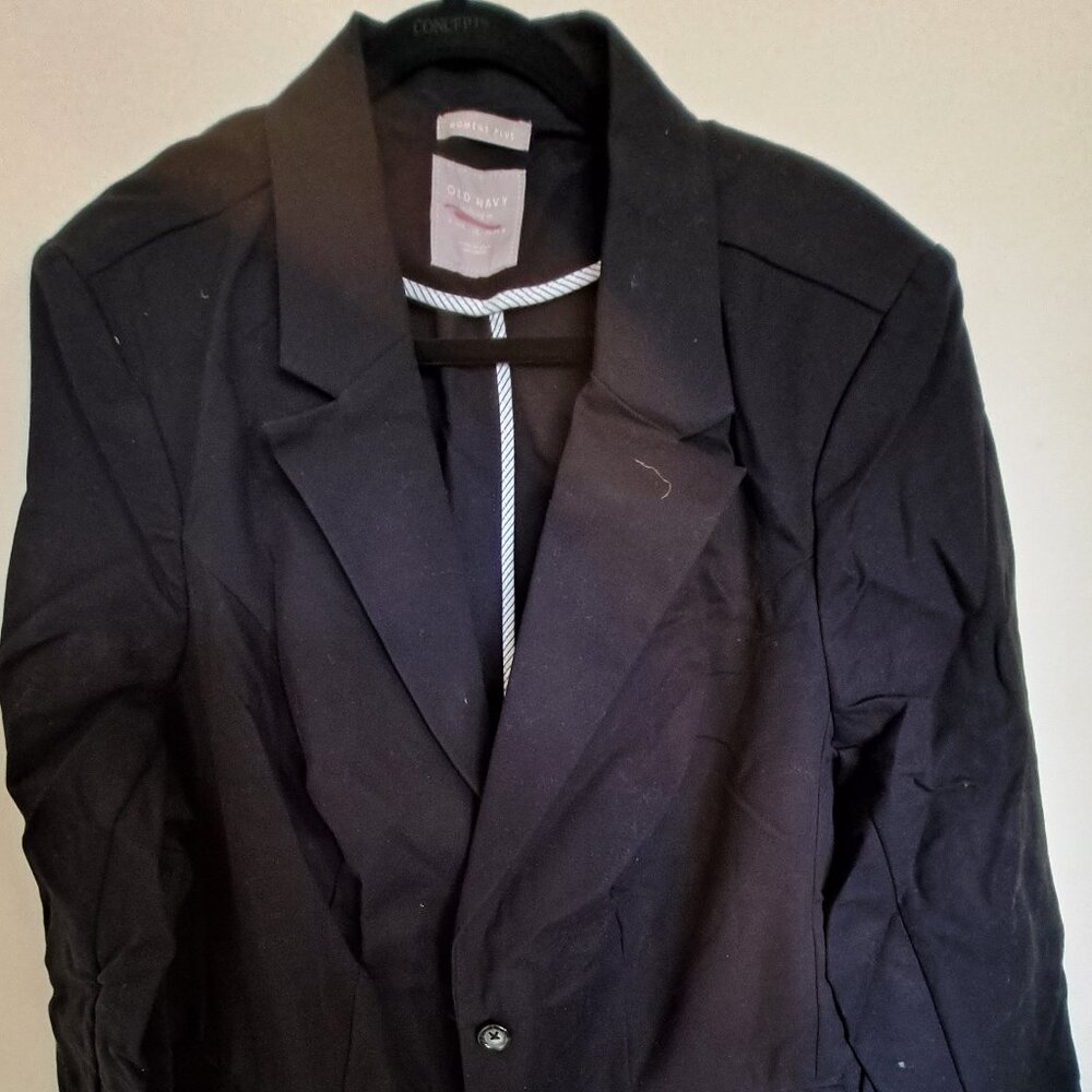 OLD NAVY Womens Plus 4X Black Jacket (NWOT)